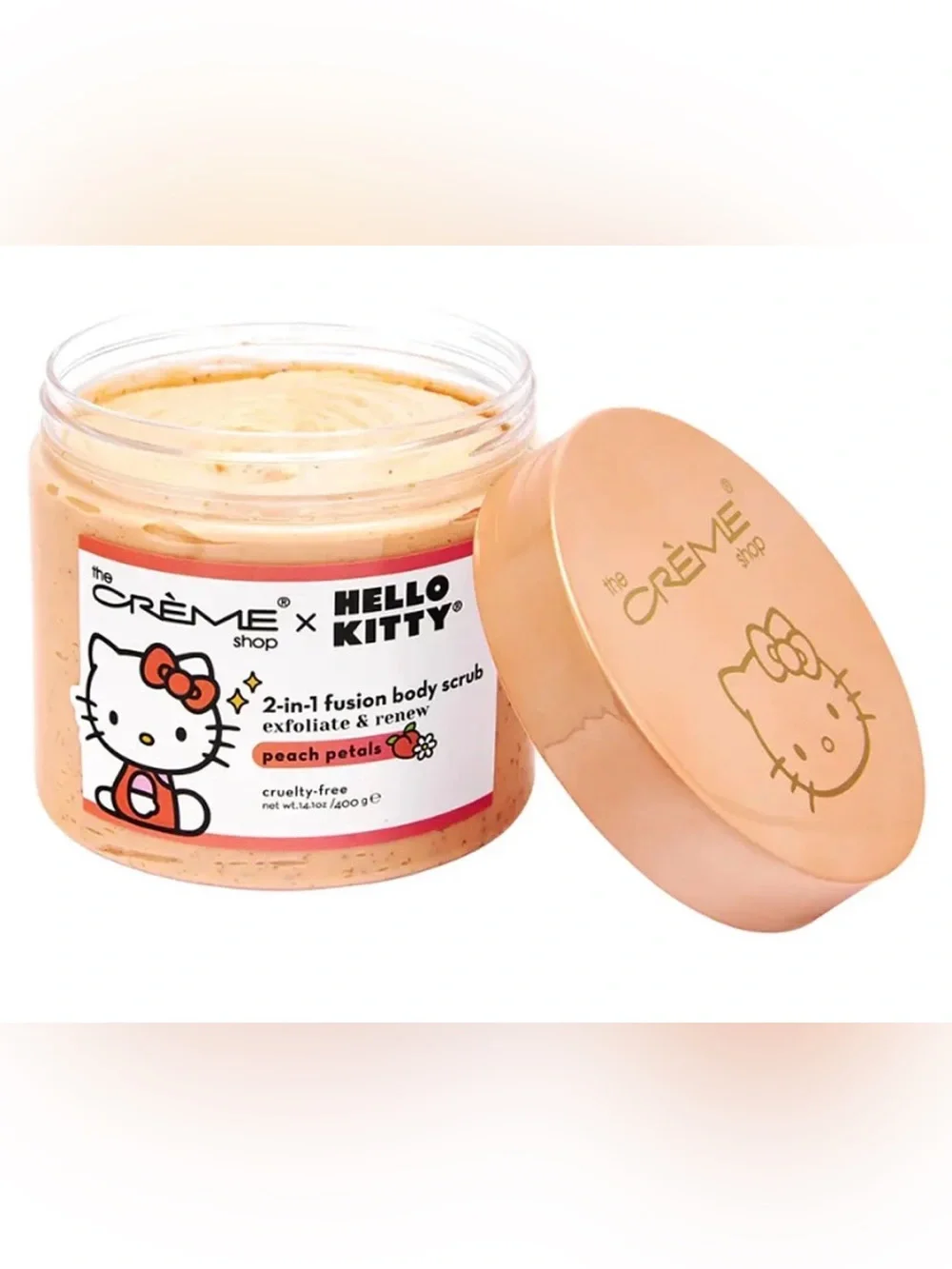 The Crème Shop x Hello Kitty “Silky Skin Spa Set” – Peach Petals 🍑